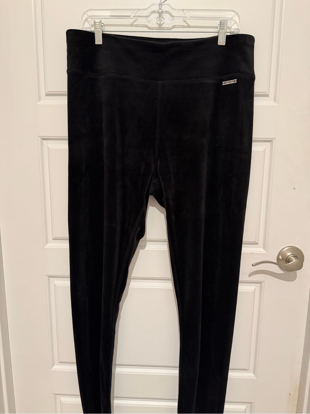 Calvin Klein Black Velvet Kids Leggings